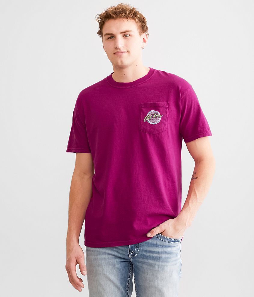 Old Row Circle T-Shirt - Men's T-Shirts in Boysenberry | Buckle