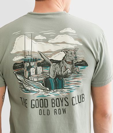 Old Row Good Boys Club Jumpin&apos; Boat T-Shirt back view