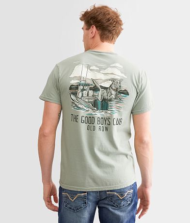 Old Row Outdoors Fishing Beer Can Pocket Tee-Old Row Outdoors T-Shirts