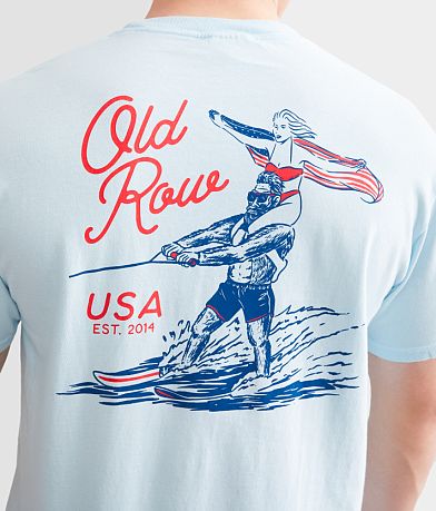 Old Row Big Foot Water Ski T-Shirt BACK