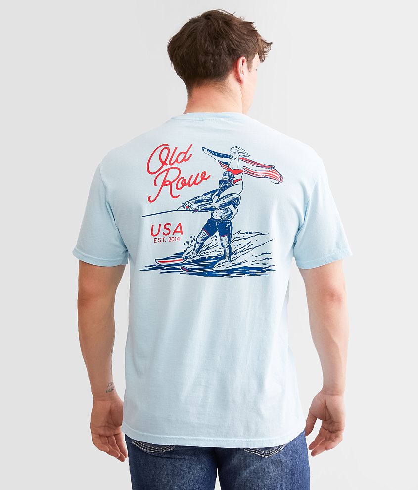 Old Row Big Foot Water Ski T-Shirt front view