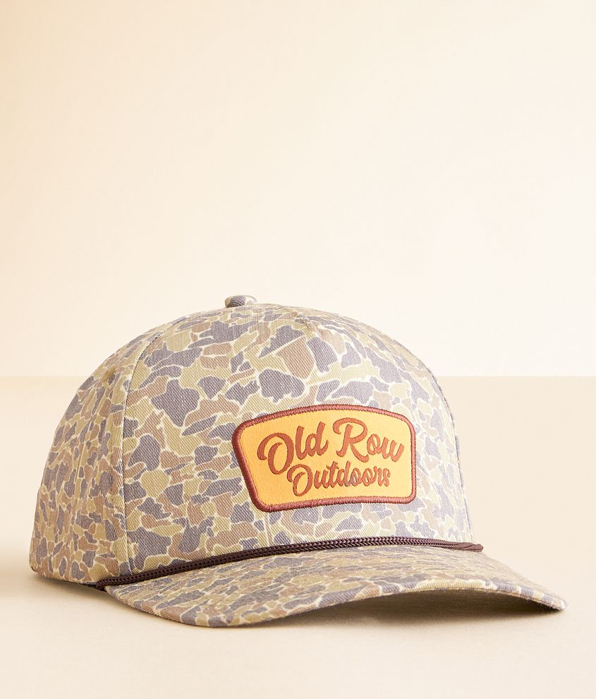 Old Row Outdoors Duck Camo Hat front view