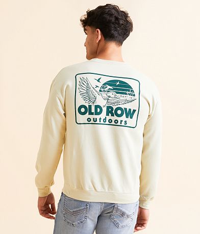 Old Row Duck Hunt Badge Pullover BACK