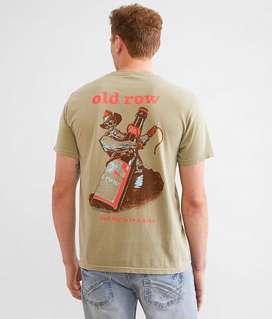 Old Row Bad Day To Be A Beer Wrangle T-Shirt front view