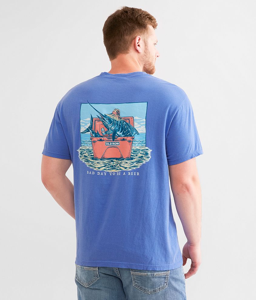 Old Row Bad Day To Be A Beer Marlin T-Shirt front view