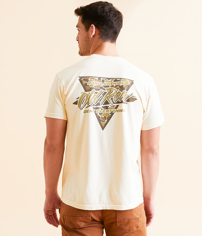 Old Row Retro Triangle Camo T-Shirt front view