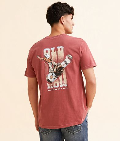 Old Row Bad Day To Be A Beer Bronco T-Shirt front view