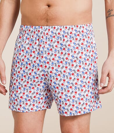 Old Row Boozy Stretch Swim Trunks front view