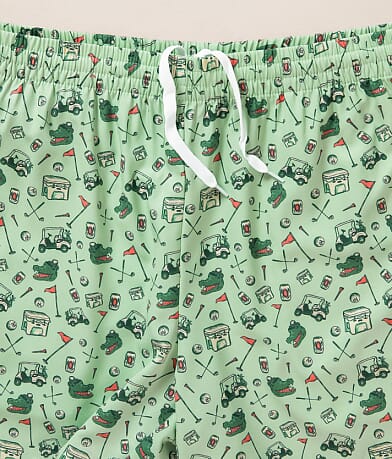 Old Row Gator Golf Stretch Swim Trunks misc detail 1 view
