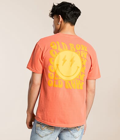 Old Row Smiley Pocket T-Shirt front view