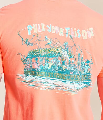 Old Row Pull Your Tikis Out T-Shirt back view