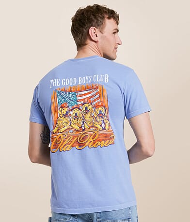 Old Row Good Boys Club USA T-Shirt front view