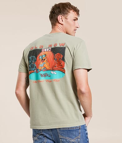 Old Row Poker Dogs 2.0 T-Shirt front view
