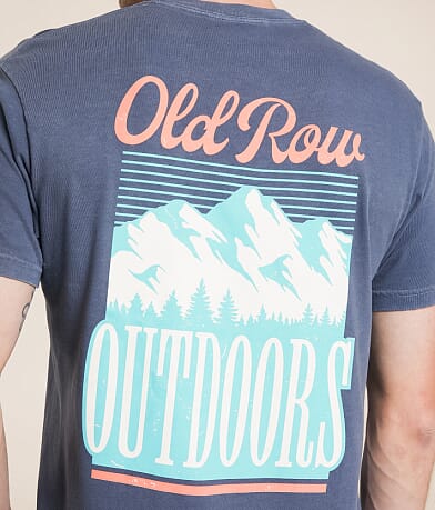 Old Row Dry Mountain T-Shirt back view
