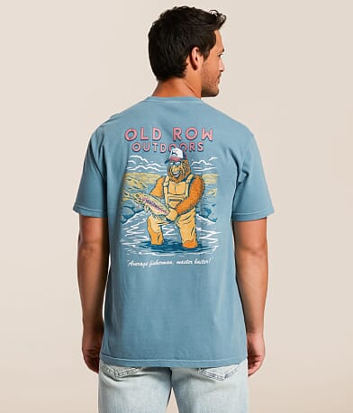 Old Row Average Fisherman T-Shirt front view