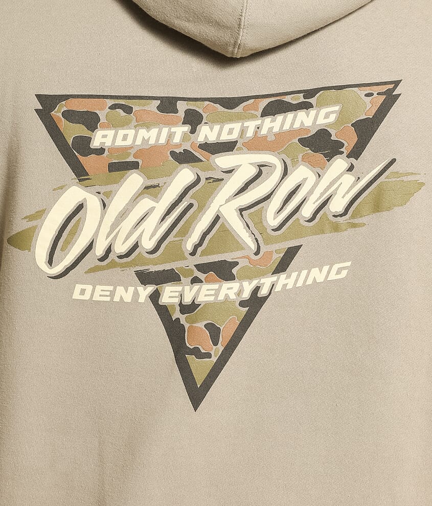 Retro Triangle Camo Hooded Sweatshirt