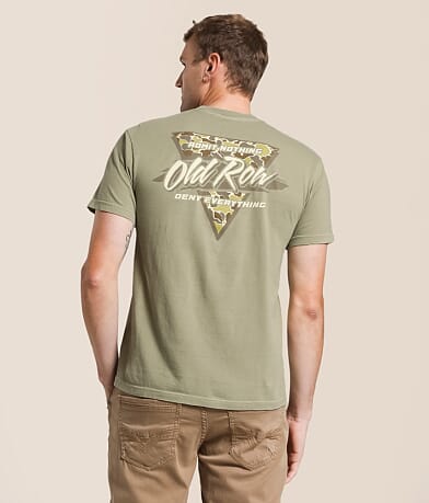 Old Row Camo Retro Triangle 2.0 T-Shirt front view