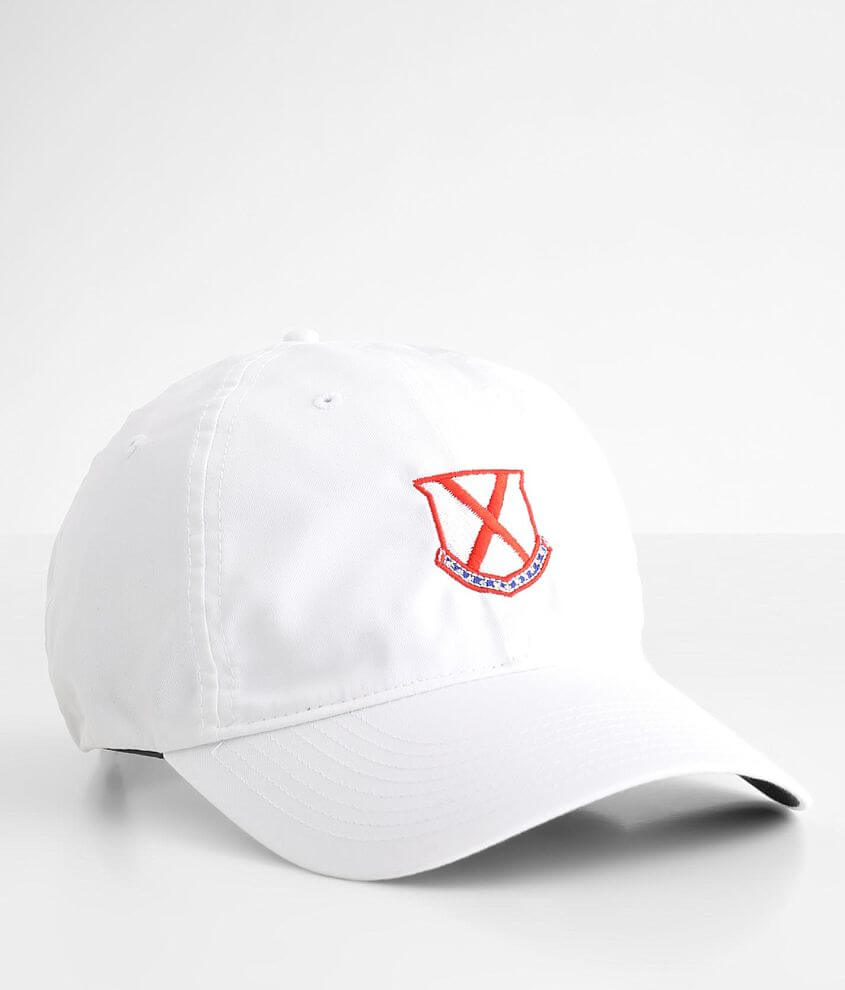 white dri fit hat