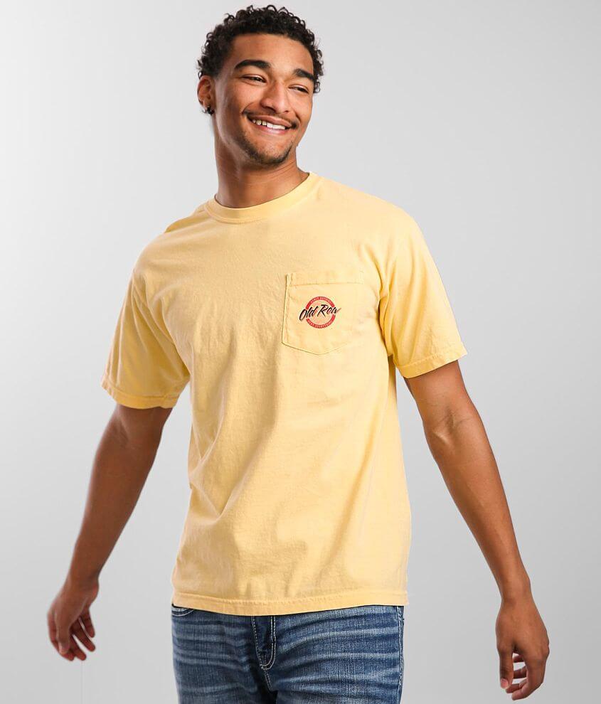 Old Row Spicy Shot T-Shirt - Men's T-Shirts in Yellow | Buckle