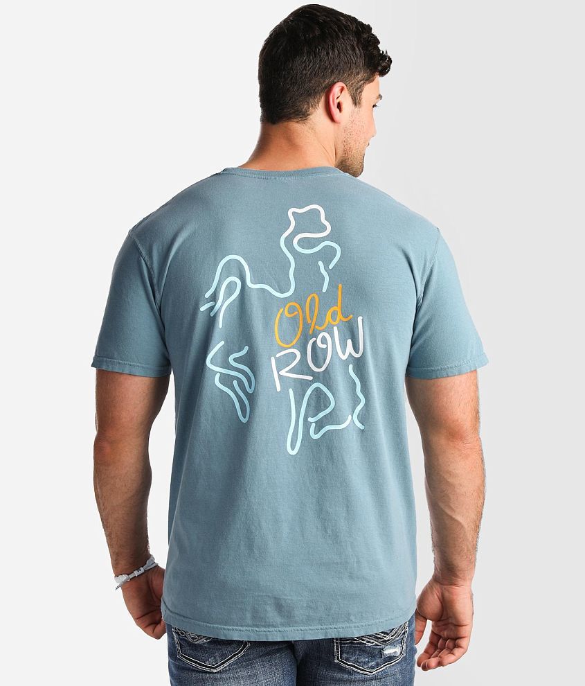 Old Row Neon Cowboy T-Shirt front view