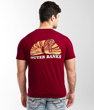 Old Row OBX Wave Sunset T-Shirt BACK