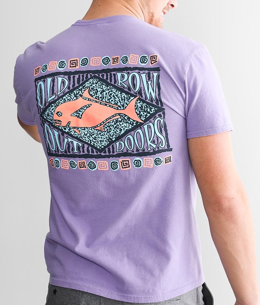 Old Row Outdoors 90's Angler T-Shirt - Men's T-Shirts in Amethyst | Buckle
