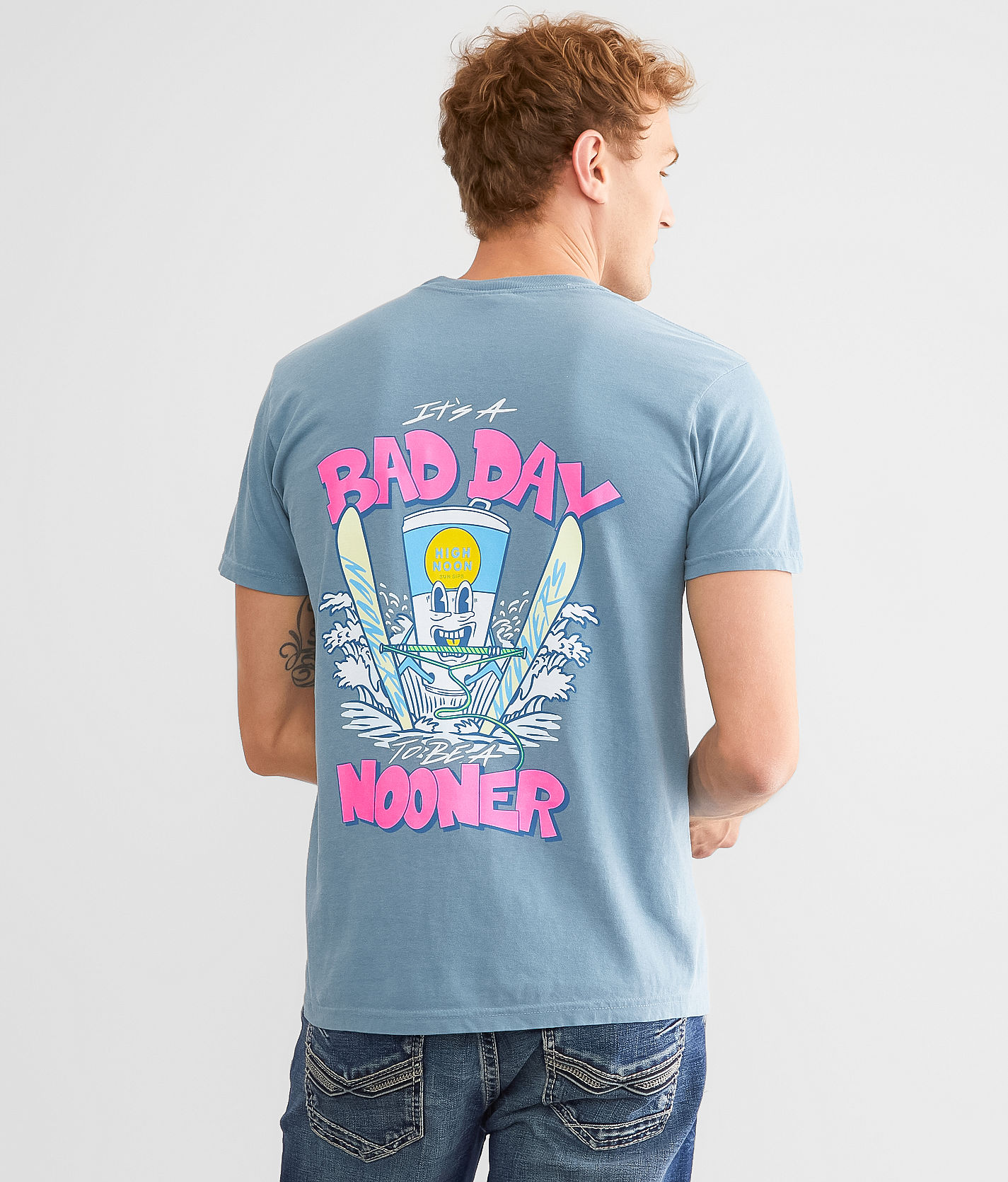 Barstool Pickleball Tee | Fore Play Light Blue