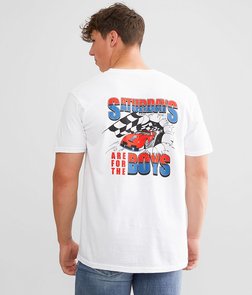 Barstool Sports&#174; Saturdays Are For The Boys T-Shirt front view