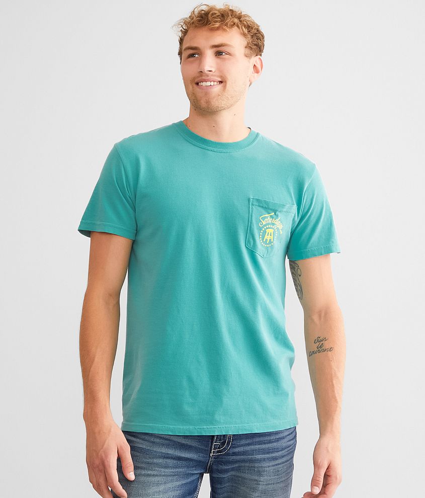 Barstool Sports® Saturdays Are For Golf TShirt Men's TShirts in Seafoam Buckle