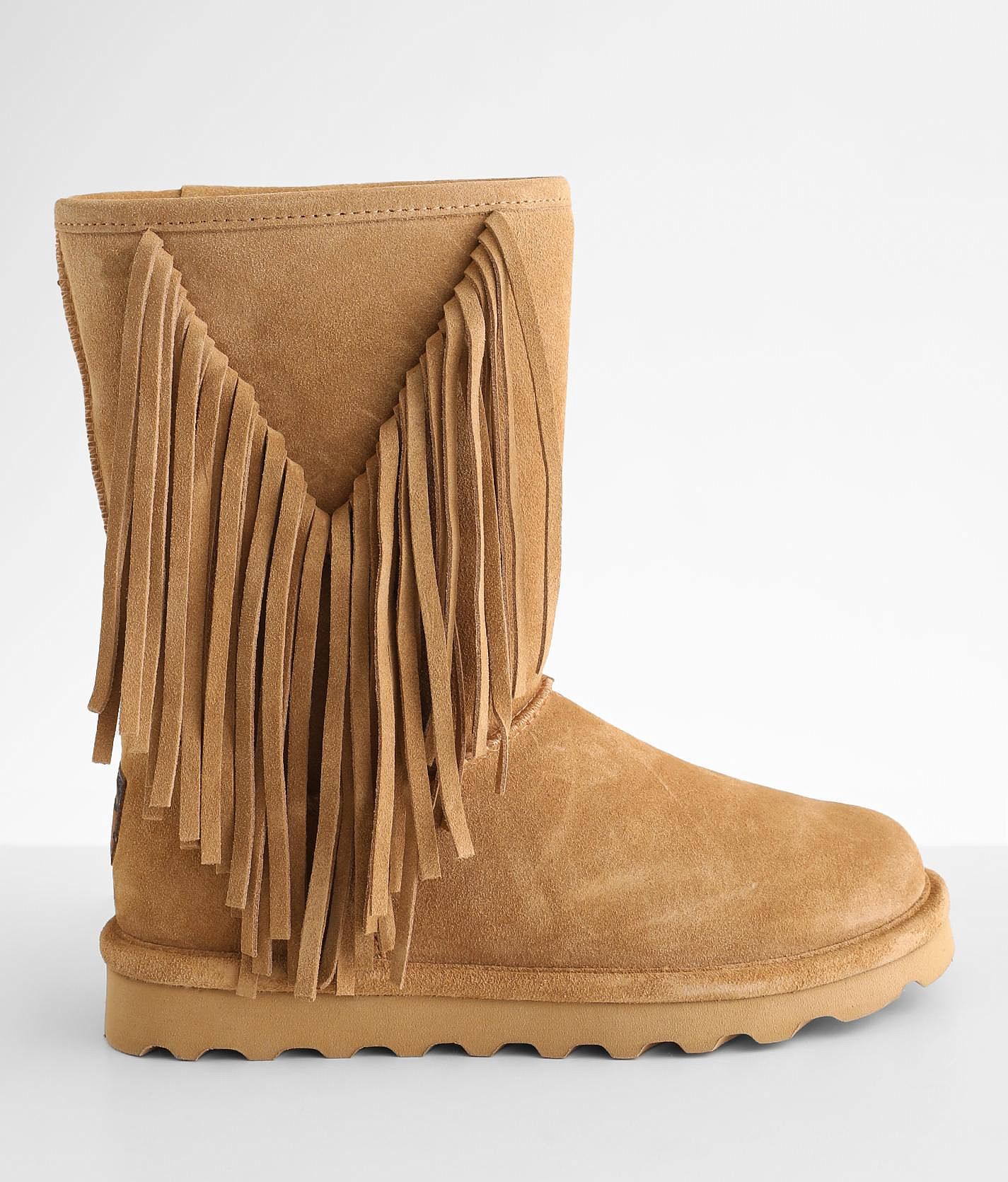 Bearpaw fringe clearance boots