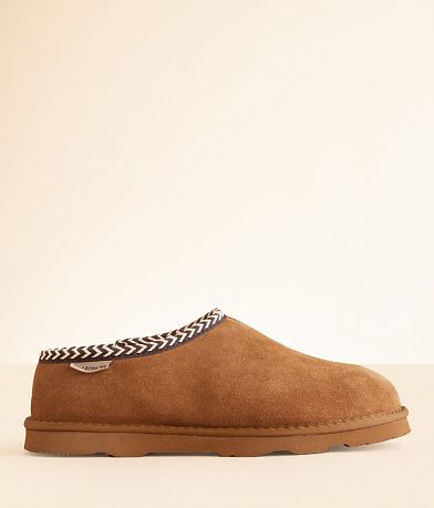 Bearpaw Beau Leather Slipper front view