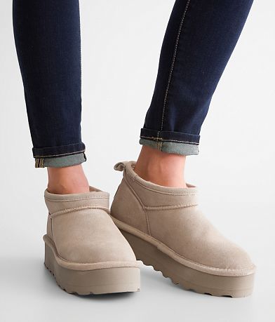 Bearpaw Retro Super Shorty Platform Leather Ankle Boot misc detail 5 view