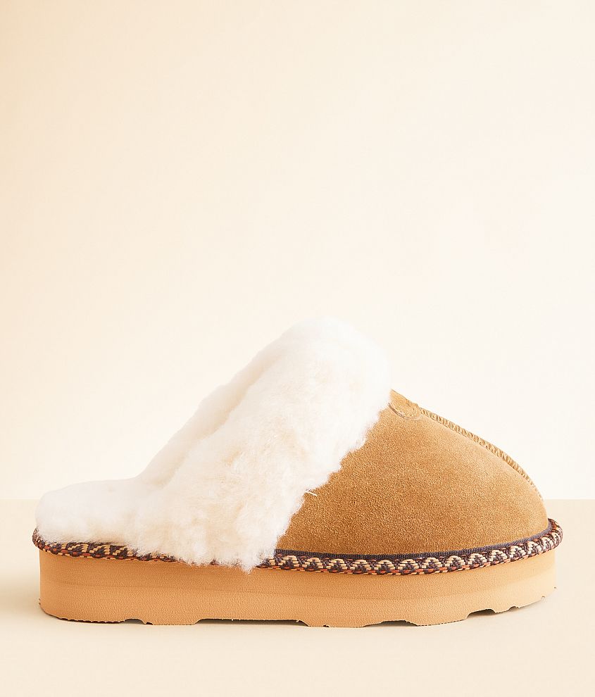 Bearpaw Loki Platform Suede Slipper front view