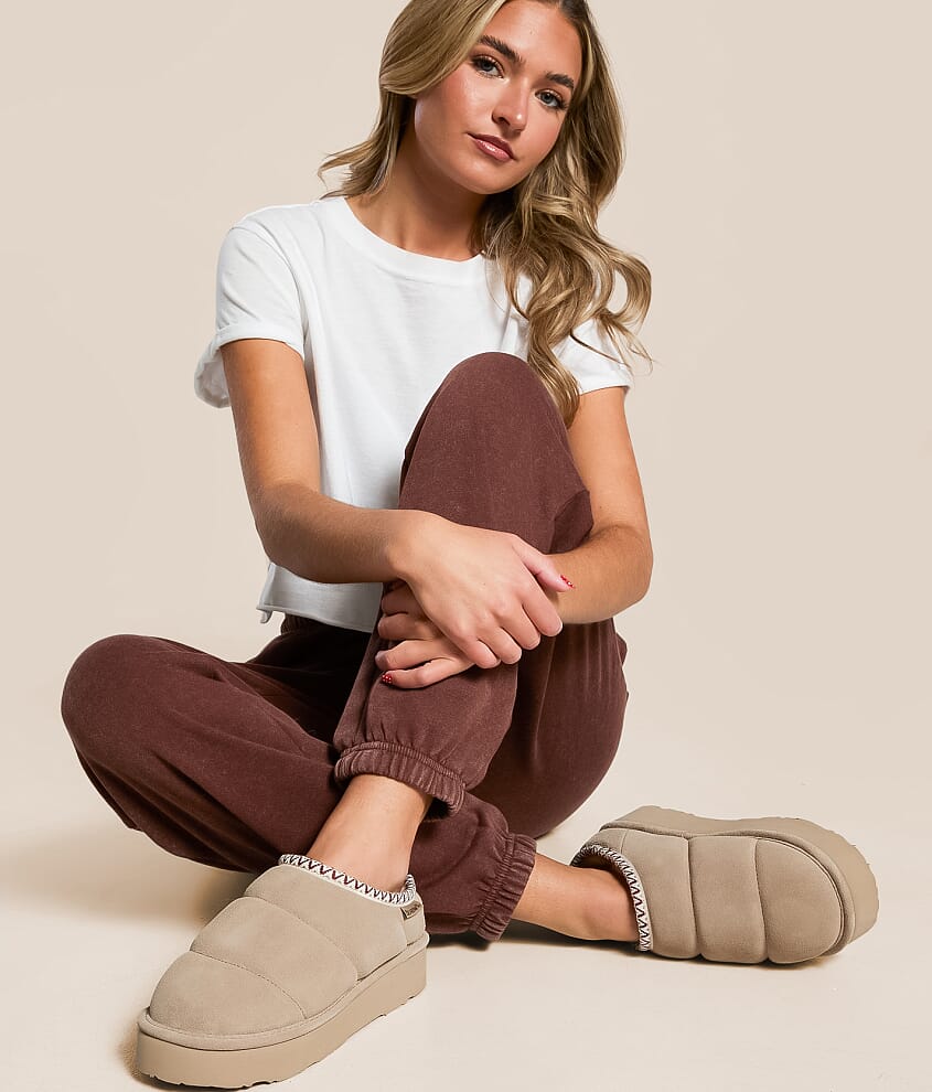Quilted Martis Suede Slipper - thumbnail 6