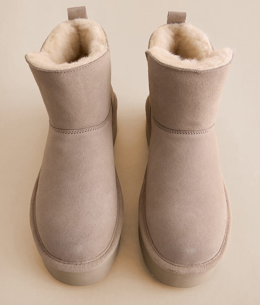 Retro Daisty Platform Leather Ankle Boot