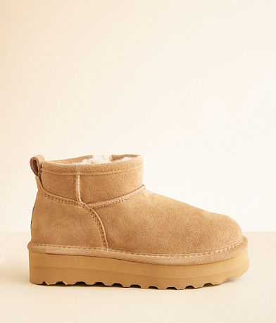 Bearpaw Girls - Retro Shorty Leather Ankle Boot front view