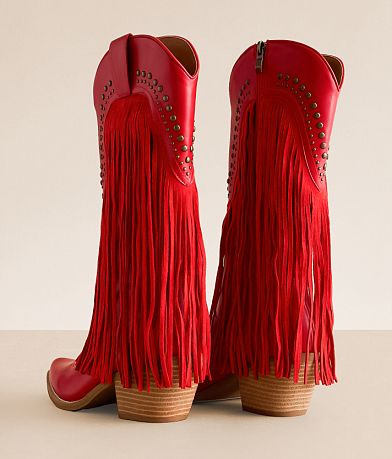 Beast Fashion Adela Fringe Western Boot MISC_DETAIL_2
