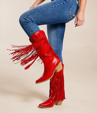 Beast Fashion Adela Fringe Western Boot MISC_DETAIL_5