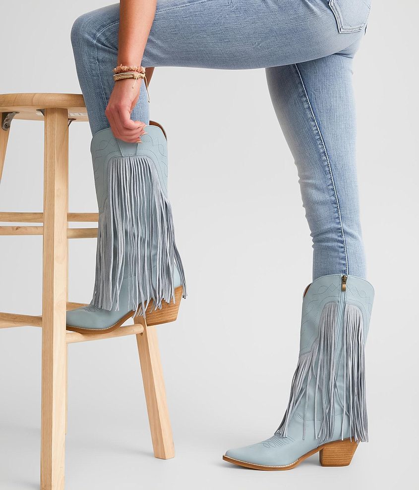 Adela Tall Fringe Western Boot