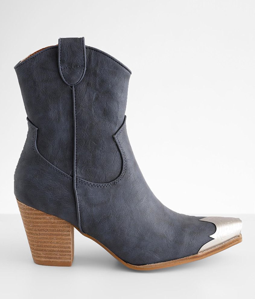 Beast Fashion Dakota Western Ankle Boot front view