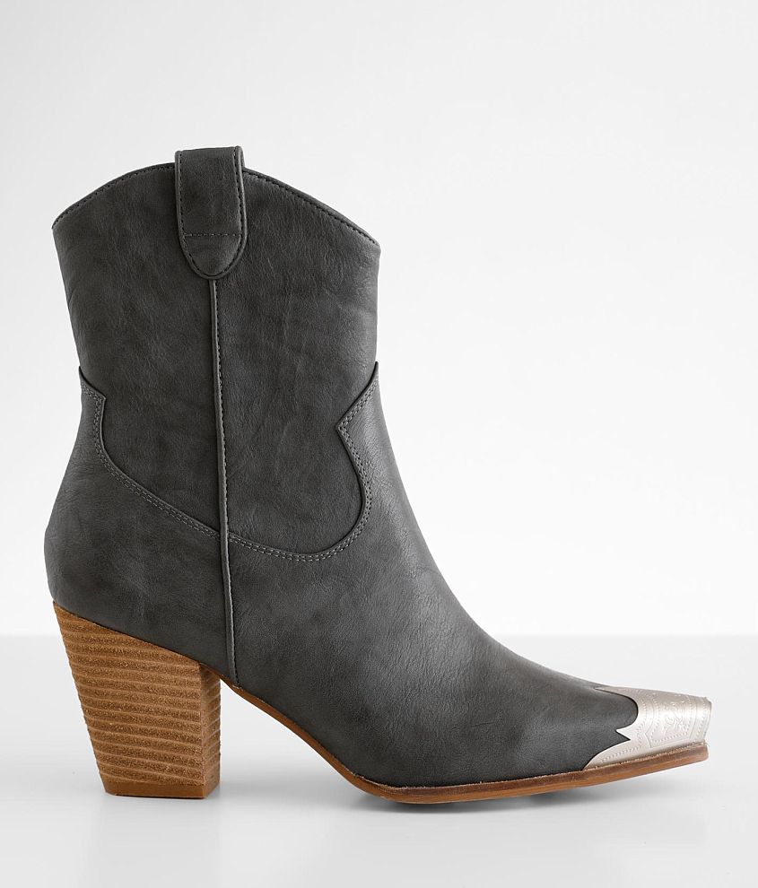 Beast Fashion Dakota Western Ankle Boot front view