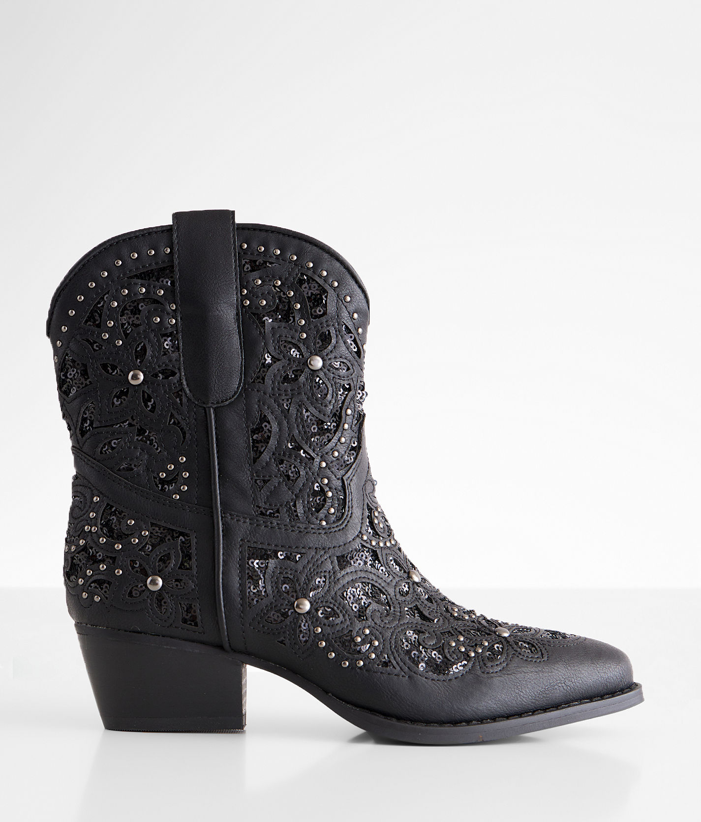 Beast Fashion Dallas Western Boot - Women's Shoes in Black