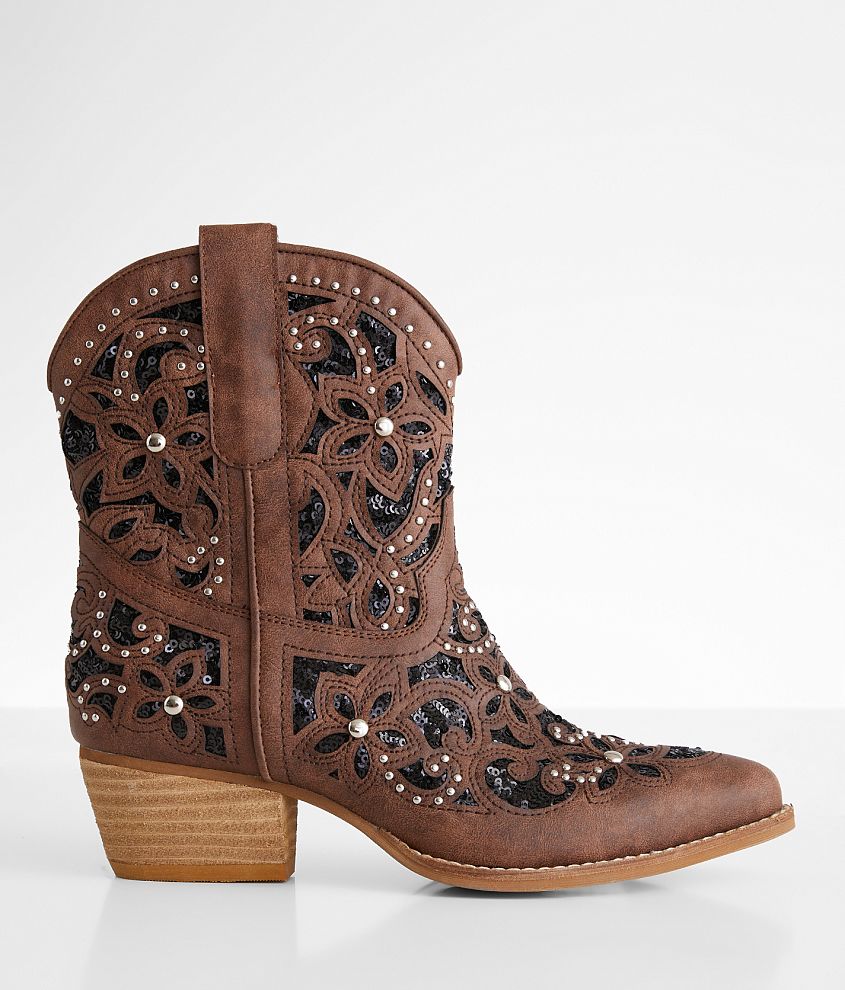 Beast Fashion Dallas Western Boot - Women's Shoes in Brown