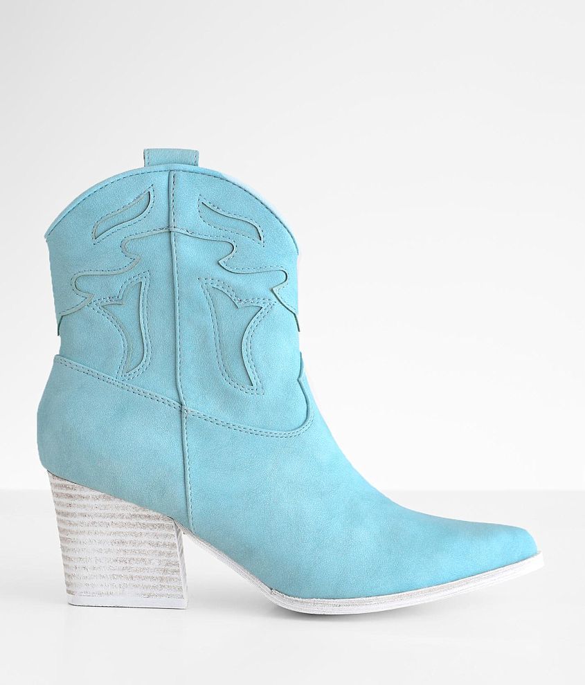 Teal hot sale ankle boots