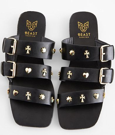 Beast Fashion Lana Studded Sandal misc detail 3 view