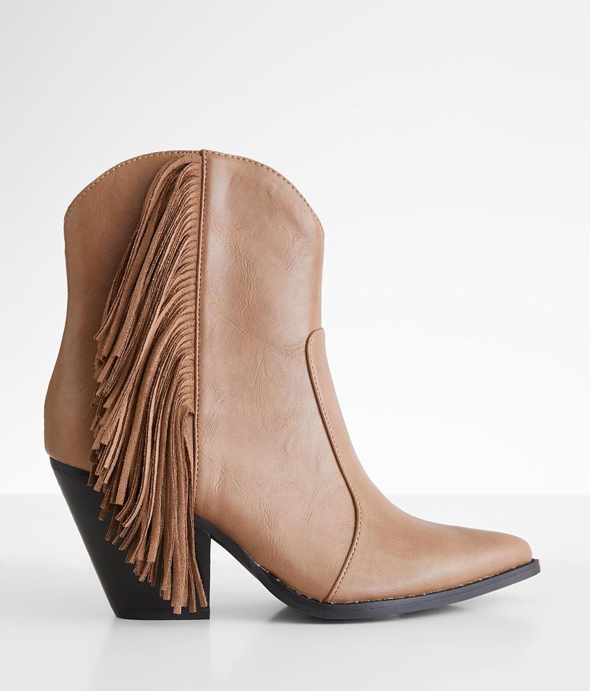 Beast Fashion McKenna Western Ankle Boot front view