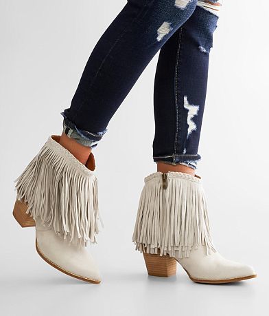 Beast Fashion Misty Fringe Western Ankle Boot MISC_DETAIL_5