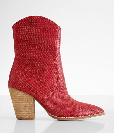 Womens red hot sale booties