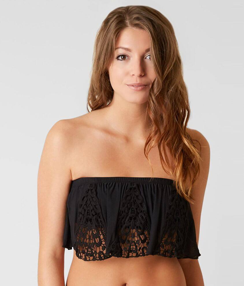 Becca Sicily Flounce Swimwear Top front view
