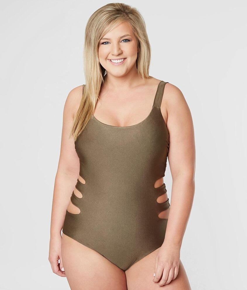 Becca Reversible Swimsuit - Plus Size Only front view